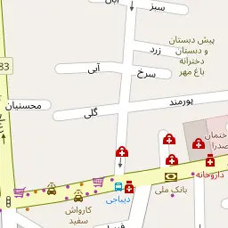 این نقشه، نشانی گفتاردرمانی مریم یعقوبی (هروی) متخصص  در شهر تهران است. در اینجا آماده پذیرایی، ویزیت، معاینه و ارایه خدمات به شما بیماران گرامی هستند.