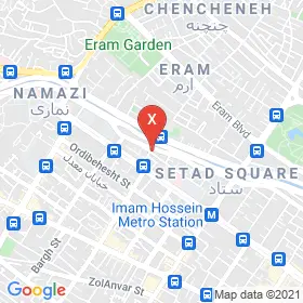 این نقشه، نشانی دکتر سارا رادمنش متخصص داخلی؛ روماتولوژی در شهر شیراز است. در اینجا آماده پذیرایی، ویزیت، معاینه و ارایه خدمات به شما بیماران گرامی هستند.