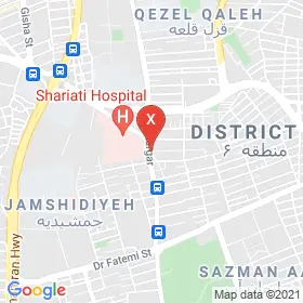 این نقشه، نشانی دکتر اسفندیار نوروزی متخصص قلب و عروق در شهر تهران است. در اینجا آماده پذیرایی، ویزیت، معاینه و ارایه خدمات به شما بیماران گرامی هستند.