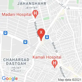 این نقشه، نشانی دکتر منصور رضایی متخصص ارتوپدی در شهر کرج است. در اینجا آماده پذیرایی، ویزیت، معاینه و ارایه خدمات به شما بیماران گرامی هستند.