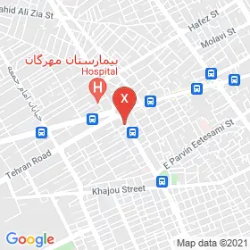 این نقشه، نشانی دکتر فاطمه صور اسرافیل متخصص داخلی در شهر کرمان است. در اینجا آماده پذیرایی، ویزیت، معاینه و ارایه خدمات به شما بیماران گرامی هستند.