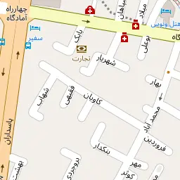 این نقشه، آدرس دکتر مهرداد قدوسی (خیابان آمادگاه) متخصص روانپزشکی (اعصاب، روان) در شهر اصفهان است. در اینجا آماده پذیرایی، ویزیت، معاینه و ارایه خدمات به شما بیماران گرامی هستند.