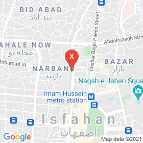این نقشه، آدرس دکتر سید امیر شبیر دیباجی (خیابان میرداماد) متخصص ایمپلنتولوژیست در شهر اصفهان است. در اینجا آماده پذیرایی، ویزیت، معاینه و ارایه خدمات به شما بیماران گرامی هستند.